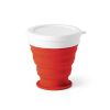 astrada. vaso de viaje plegable de 250 ml rojo vista1
