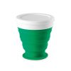 astrada. vaso de viaje plegable de 250 ml verde vista1