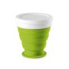 astrada. vaso de viaje plegable de 250 ml verde-claro vista1