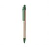 Bolígrafos básicos compo de cartón ecológico verde con impresión vista 1