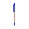 Bolígrafos básicos compo de cartón ecológico azul con impresión vista 1