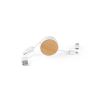 rubins. cable retráctil 5 en 1 blanco vista1