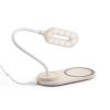OZZEL. Lámpara de mesa con cargador inalámbrico (Rápido, 10W)