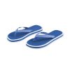 Chanclas caimán de poliéster azul vista 1