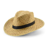 JEAN POLI. Sombrero de paja natural vista 1