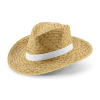 JEAN POLI. Sombrero de paja natural vista 1