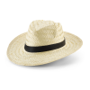 EDWARD POLI. Sombrero de paja natural vista 1