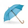 Paraguas clásicos betsey de poliéster azul claro con logo vista 1