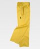 Pantalones de trabajo workteam b1402 de poliéster amarillo para personalizar vista 1