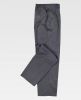Pantalones de trabajo workteam b1402 de poliéster gris para personalizar vista 1