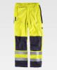 Pantalones reflectantes workteam inifugo, antiestatico proteccion para soldadura de algodon amarillo flúor azul marino para personalizar vista 1