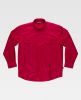 Camisas de trabajo workteam sport algodon rojo para personalizar vista 1