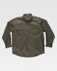 Camisas de trabajo workteam sport algodon verde caza para personalizar vista 1