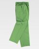 Pantalones de trabajo workteam b93 verde pistacho con publicidad vista 1