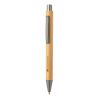Bolígrafo fino de bambú de diseño