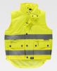 Chalecos reflectantes workteam acolchado alta visibilid amarillo fluor con publicidad vista 1