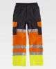 Pantalones reflectantes workteam c3216 de poliéster Negro Naranja fluor Amarillo fluor para personalizar vista 1