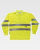 Polos reflectantes workteam alta visibilidad ml c3833 de poliéster amarillo fluor para personalizar vista 1