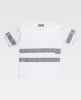 Camisetas reflectantes workteam mc ojo de perdiz cintas reflectant blanco con publicidad vista 1