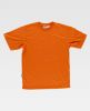 Camisetas reflectantes workteam alta visbilidad mc de poliéster naranja fluor para personalizar vista 1