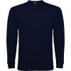 Camisetas manga larga roly ponter de 100% algodón azul marino con impresión vista 1
