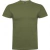 Camisetas manga corta roly braco de 100% algodón verde militar con impresión vista 1