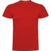 Camisetas manga corta roly braco de 100% algodón rojo con impresión vista 1