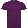 Camisetas manga corta roly braco de 100% algodón púrpura con impresión vista 1
