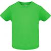 Camisetas manga corta roly baby de 100% algodón verde oasis para personalizar vista 1