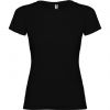 Camisetas manga corta roly jamaica mujer niño de 100% algodón negro con impresión vista 1