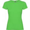 Camisetas manga corta roly jamaica mujer de 100% algodón verde oasis con publicidad vista 1