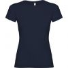 Camisetas manga corta roly jamaica mujer de 100% algodón azul marino con publicidad vista 1