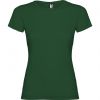 Camisetas manga corta roly jamaica mujer de 100% algodón verde botella con publicidad vista 1