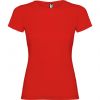 Camisetas manga corta roly jamaica mujer niño de 100% algodón rojo con impresión vista 1