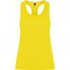 Camisetas técnicas roly aida mujer de poliamida amarillo fluor vista 1