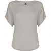 Camisetas manga corta roly vita mujer de poliéster gris perla con publicidad vista 1