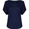 Camisetas manga corta roly vita mujer de poliéster azul marino con publicidad vista 1
