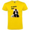 Camisetas despedida hombre para fiestas con diseño de borracho sin fondo 100% algodón amarillo con impresión vista 1