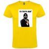 Camisetas despedida hombre despedida agente secreto hombre y unisex 100% algodón amarillo para personalizar vista 1