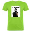 Camisetas despedida hombre despedida agente secreto hombre y unisex 100% algodón verde oasis para personalizar vista 1