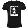 Camisetas despedida hombre diseño insert coin 100% algodón negro para personalizar vista 1