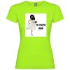 Camisetas despedida mujer de despedida de soltera novia a la fuga con tu foto 100% algodón verde oasis con impresión vista 1