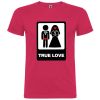 Camisetas despedida hombre de despedidas unisex con dibujo true love 100% algodón roseton para personalizar vista 1