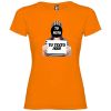 camiseta de fugitiva con tu foto sin fondo para despedida de soltera naranja con logo vista 1