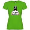 camiseta de fugitiva con tu foto sin fondo para despedida de soltera verde hierba con logo vista 1