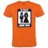Camisetas despedida hombre manga corta game over 100% algodón naranja vista 1