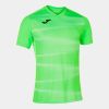 camiseta manga corta grafity ii verde fluor vista1