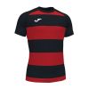 camiseta manga corta prorugby ii negro-rojo vista1