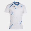 camiseta manga corta tiger ii blanco-royal vista1