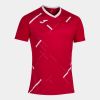 camiseta manga corta tiger ii rojo-blanco vista1